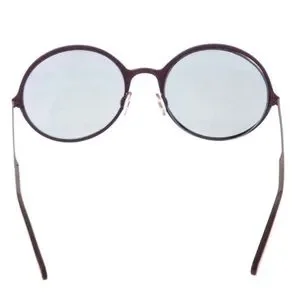 Henri Bendel Lacey Dark Brown Round Sunglasses Henri Bendel Sunglasses - Henri Bendel main image 4